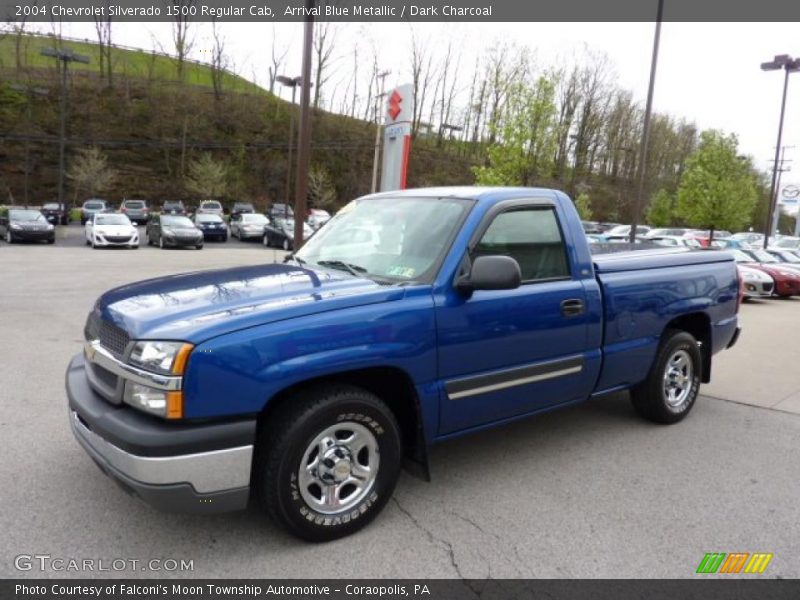 Arrival Blue Metallic / Dark Charcoal 2004 Chevrolet Silverado 1500 Regular Cab