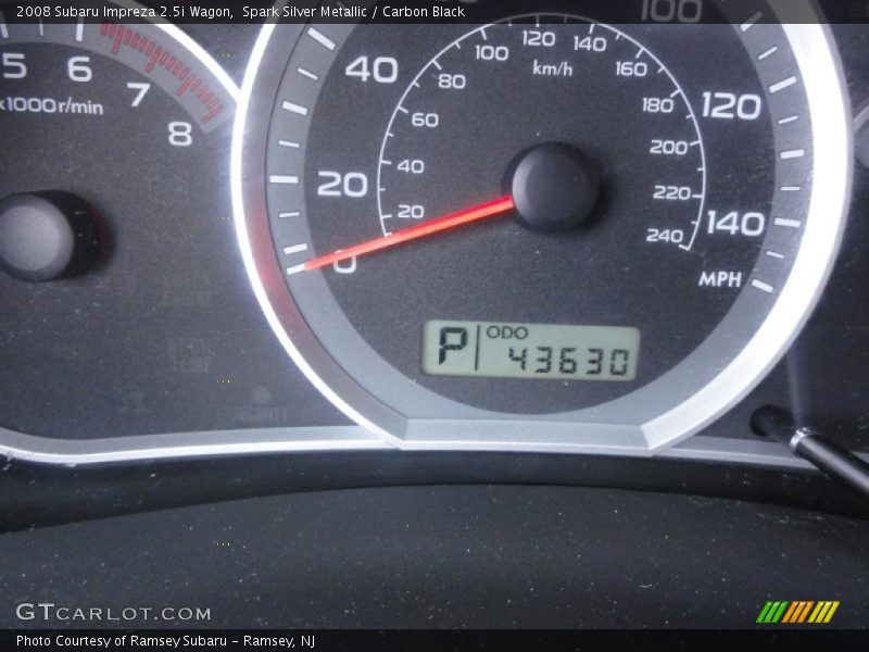 Spark Silver Metallic / Carbon Black 2008 Subaru Impreza 2.5i Wagon