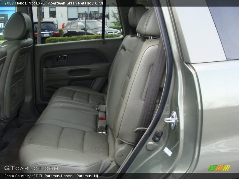 Aberdeen Green Metallic / Olive 2007 Honda Pilot EX-L