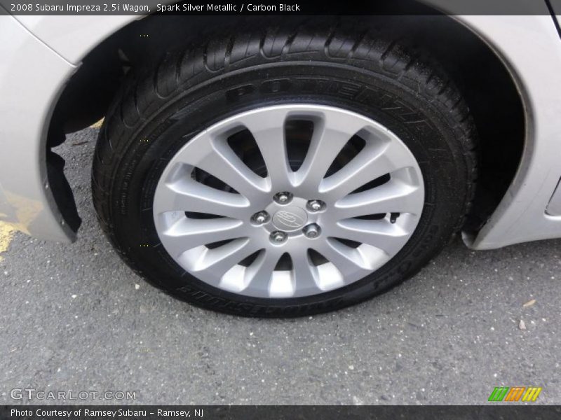 Spark Silver Metallic / Carbon Black 2008 Subaru Impreza 2.5i Wagon
