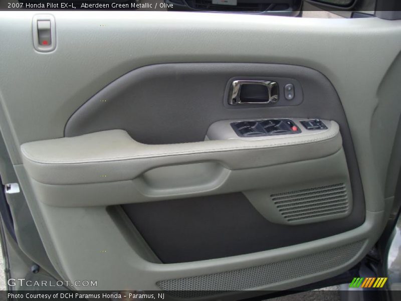 Aberdeen Green Metallic / Olive 2007 Honda Pilot EX-L