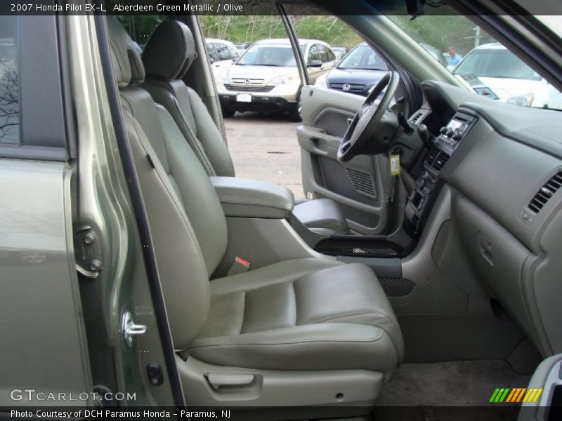 Aberdeen Green Metallic / Olive 2007 Honda Pilot EX-L