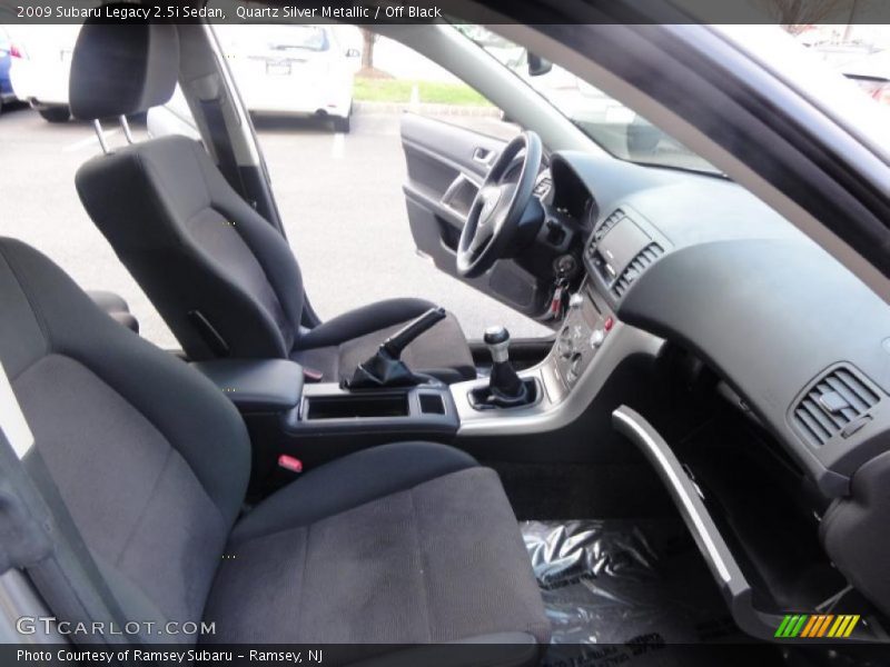 Quartz Silver Metallic / Off Black 2009 Subaru Legacy 2.5i Sedan