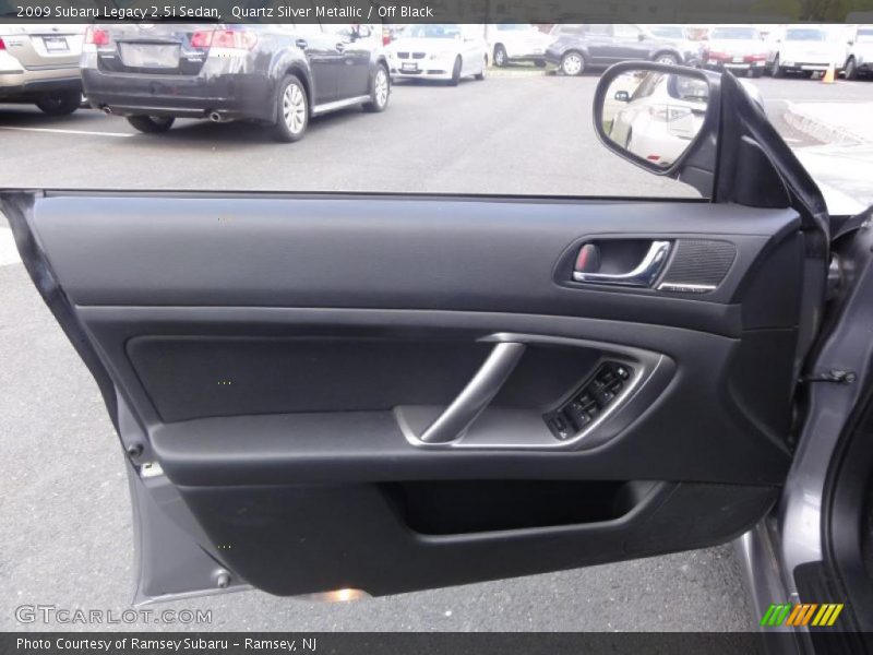 Quartz Silver Metallic / Off Black 2009 Subaru Legacy 2.5i Sedan
