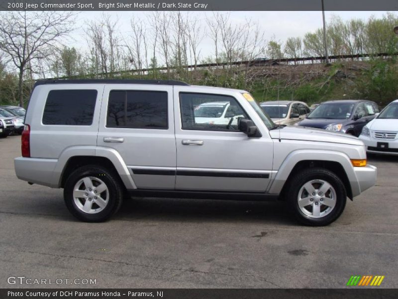 Bright Silver Metallic / Dark Slate Gray 2008 Jeep Commander Sport