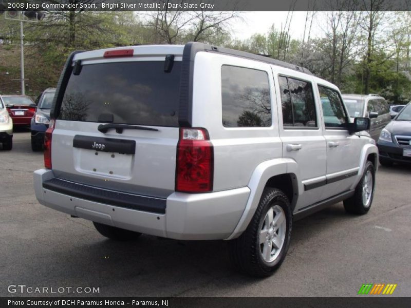 Bright Silver Metallic / Dark Slate Gray 2008 Jeep Commander Sport