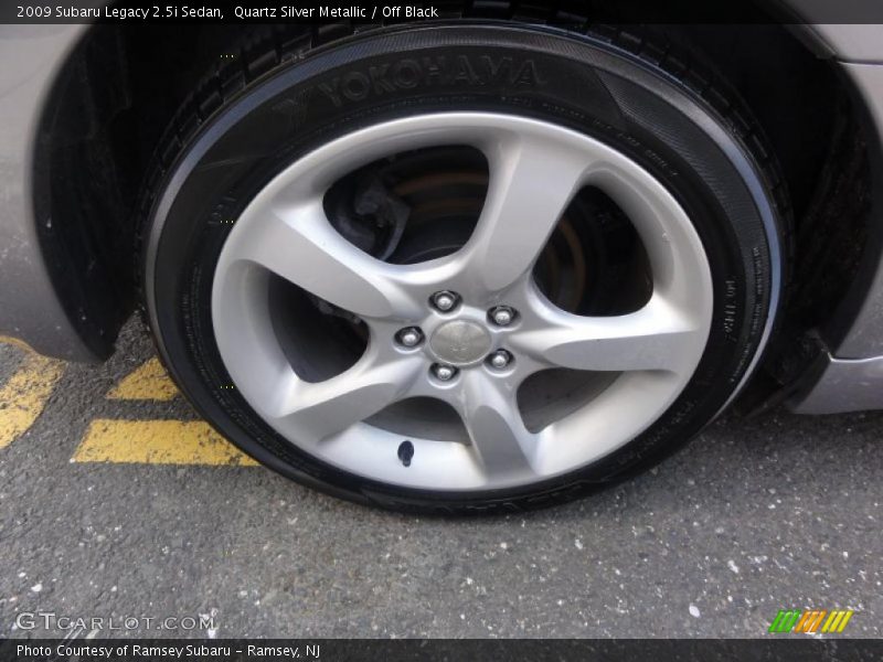 Quartz Silver Metallic / Off Black 2009 Subaru Legacy 2.5i Sedan
