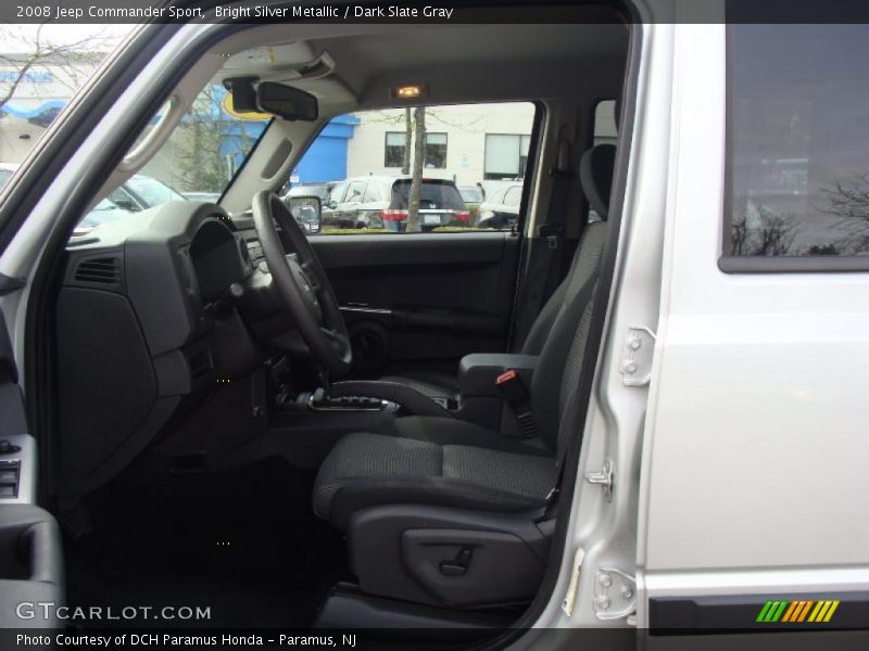 Bright Silver Metallic / Dark Slate Gray 2008 Jeep Commander Sport