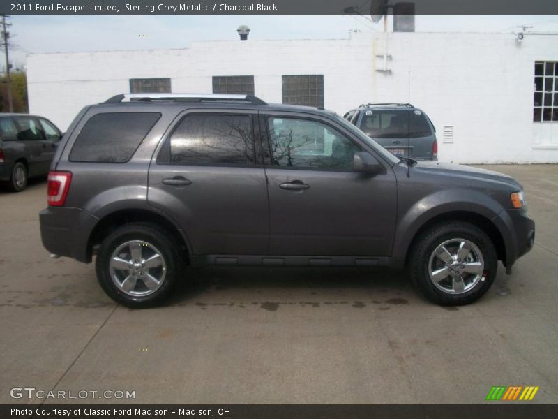 Sterling Grey Metallic / Charcoal Black 2011 Ford Escape Limited