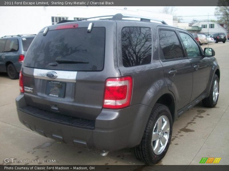 Sterling Grey Metallic / Charcoal Black 2011 Ford Escape Limited