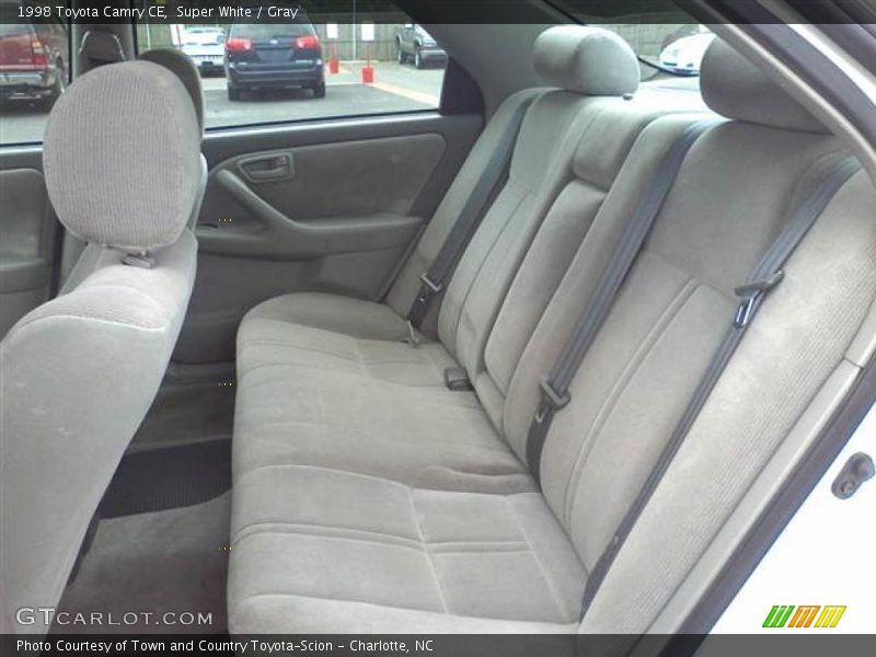 Super White / Gray 1998 Toyota Camry CE