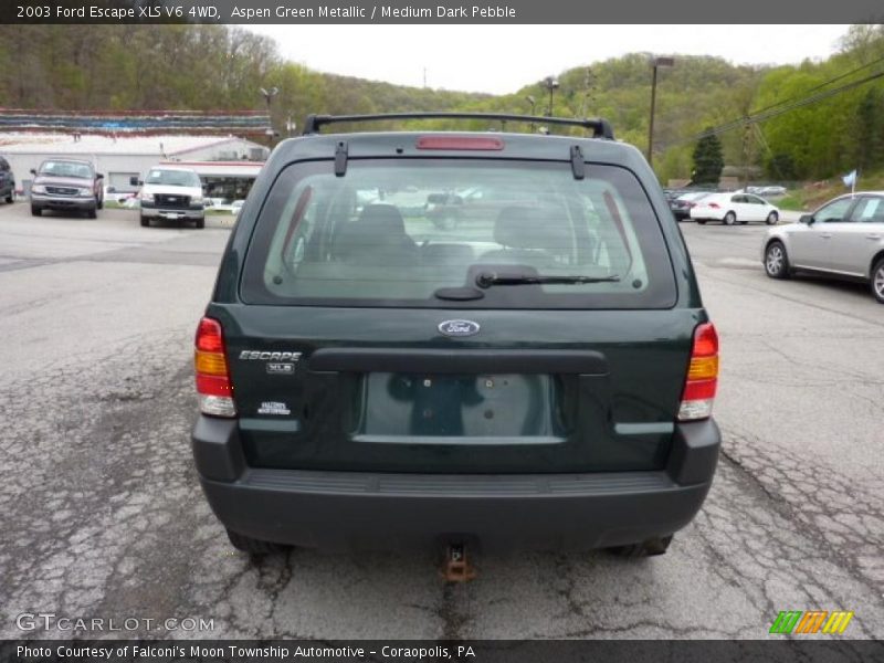 Aspen Green Metallic / Medium Dark Pebble 2003 Ford Escape XLS V6 4WD