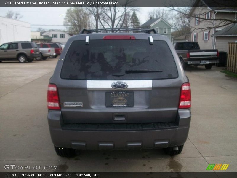 Sterling Grey Metallic / Charcoal Black 2011 Ford Escape Limited