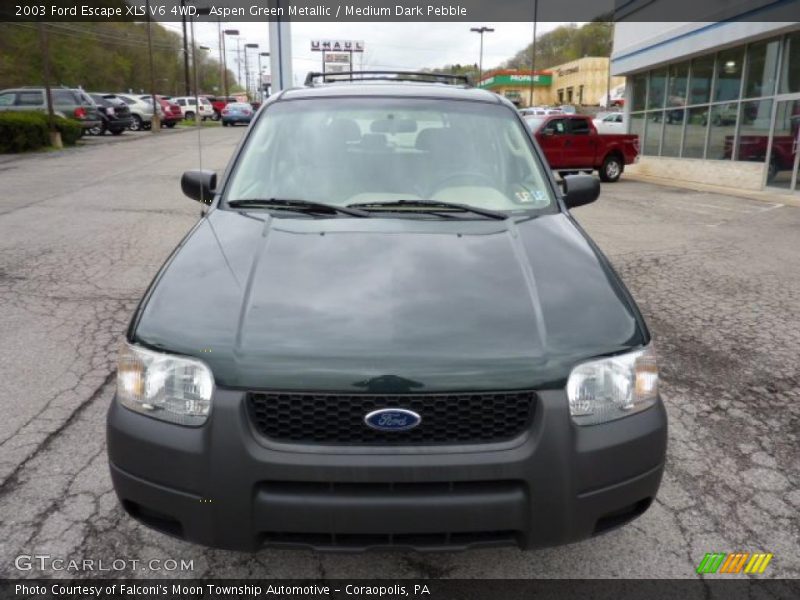 Aspen Green Metallic / Medium Dark Pebble 2003 Ford Escape XLS V6 4WD