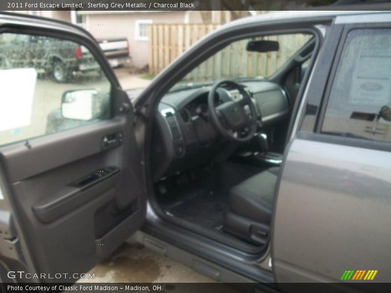 Sterling Grey Metallic / Charcoal Black 2011 Ford Escape Limited