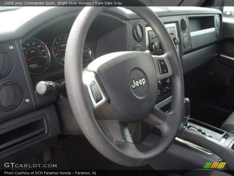 Bright Silver Metallic / Dark Slate Gray 2008 Jeep Commander Sport