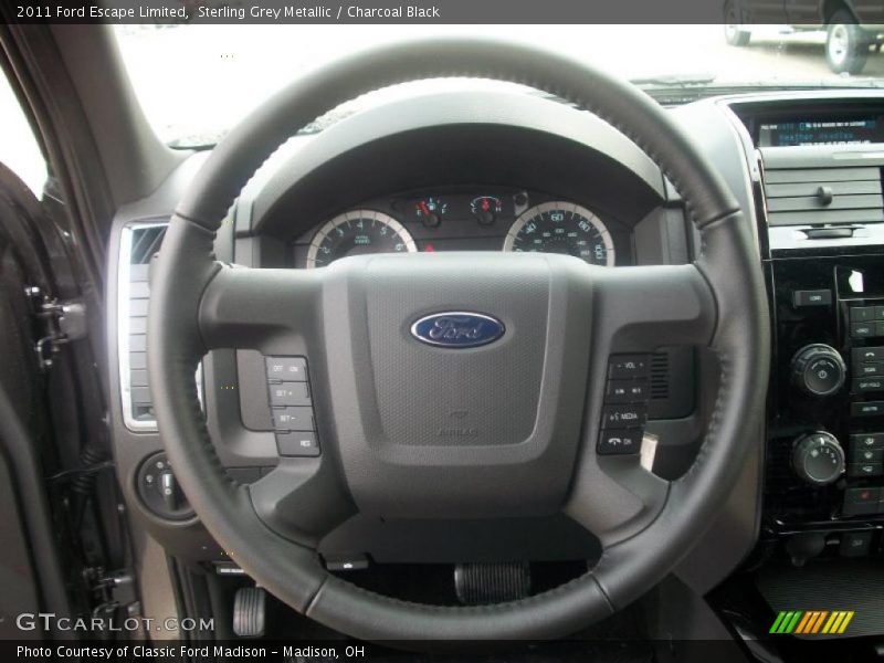 Sterling Grey Metallic / Charcoal Black 2011 Ford Escape Limited