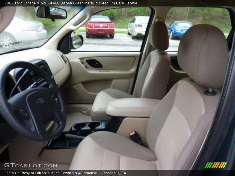 Aspen Green Metallic / Medium Dark Pebble 2003 Ford Escape XLS V6 4WD