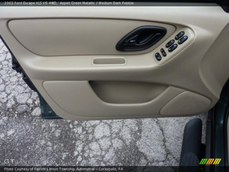 Aspen Green Metallic / Medium Dark Pebble 2003 Ford Escape XLS V6 4WD