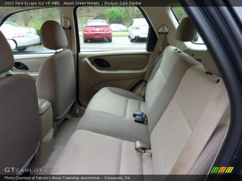 Aspen Green Metallic / Medium Dark Pebble 2003 Ford Escape XLS V6 4WD