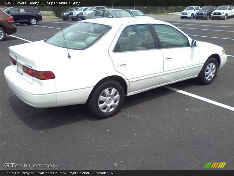 Super White / Gray 1998 Toyota Camry CE
