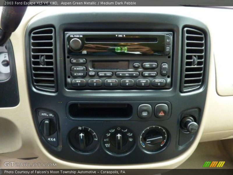 Aspen Green Metallic / Medium Dark Pebble 2003 Ford Escape XLS V6 4WD