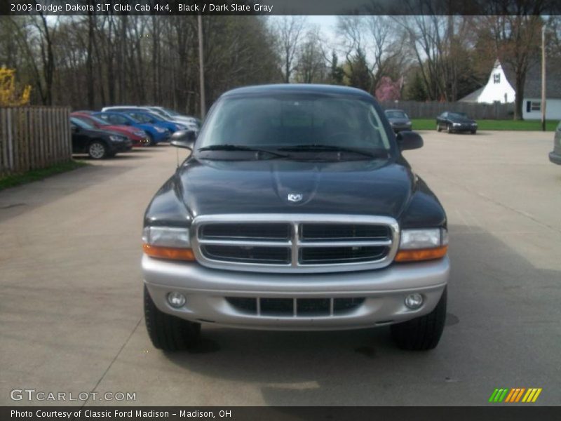 Black / Dark Slate Gray 2003 Dodge Dakota SLT Club Cab 4x4