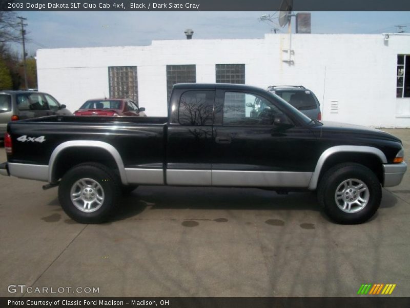 Black / Dark Slate Gray 2003 Dodge Dakota SLT Club Cab 4x4