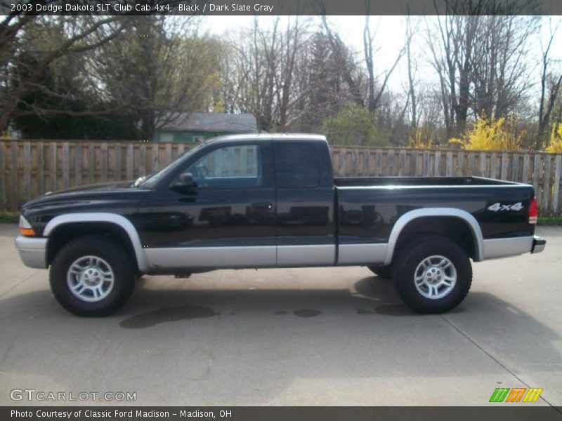 Black / Dark Slate Gray 2003 Dodge Dakota SLT Club Cab 4x4