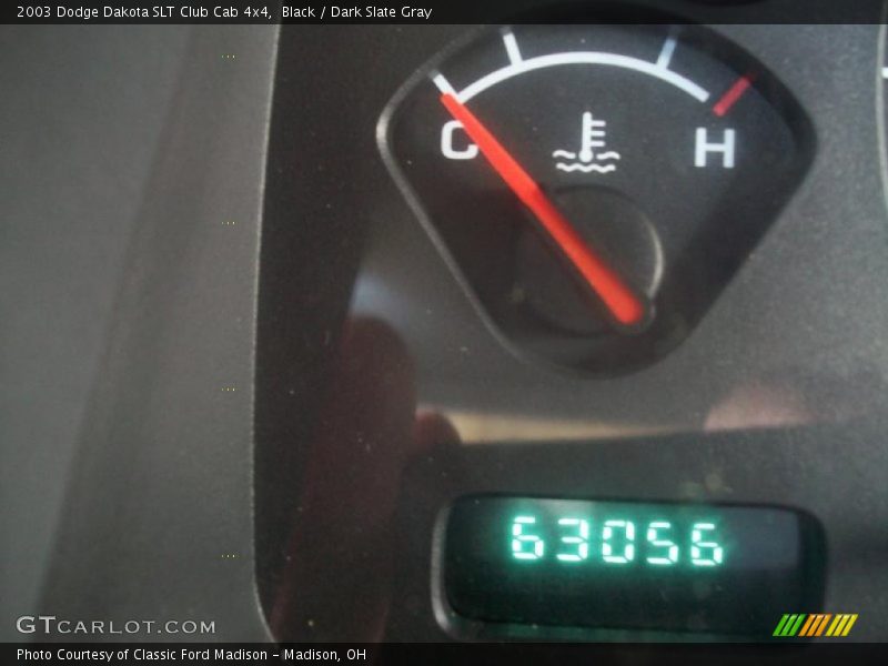 Black / Dark Slate Gray 2003 Dodge Dakota SLT Club Cab 4x4