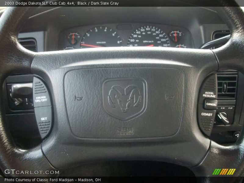 Black / Dark Slate Gray 2003 Dodge Dakota SLT Club Cab 4x4
