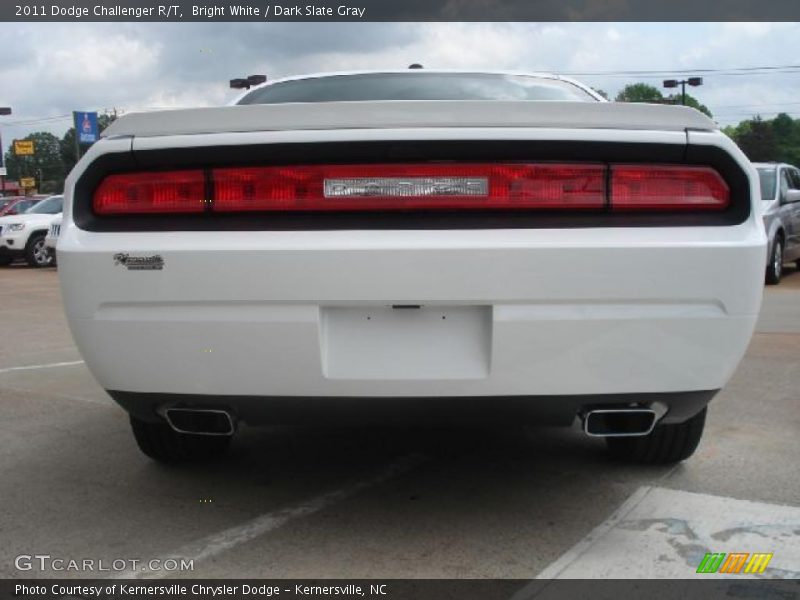 Bright White / Dark Slate Gray 2011 Dodge Challenger R/T