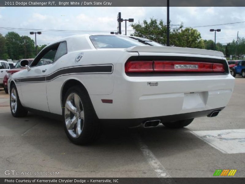 Bright White / Dark Slate Gray 2011 Dodge Challenger R/T