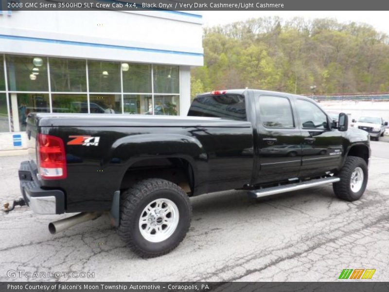 Black Onyx / Very Dark Cashmere/Light Cashmere 2008 GMC Sierra 3500HD SLT Crew Cab 4x4