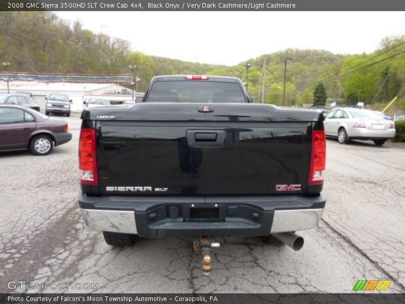 Black Onyx / Very Dark Cashmere/Light Cashmere 2008 GMC Sierra 3500HD SLT Crew Cab 4x4