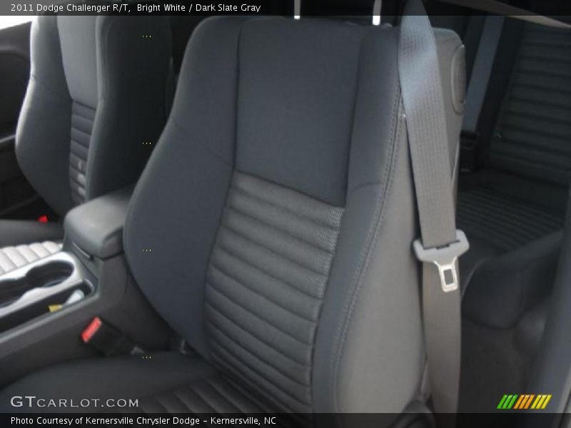 Bright White / Dark Slate Gray 2011 Dodge Challenger R/T