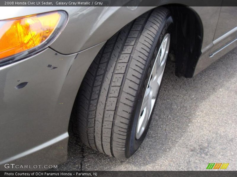 Galaxy Gray Metallic / Gray 2008 Honda Civic LX Sedan