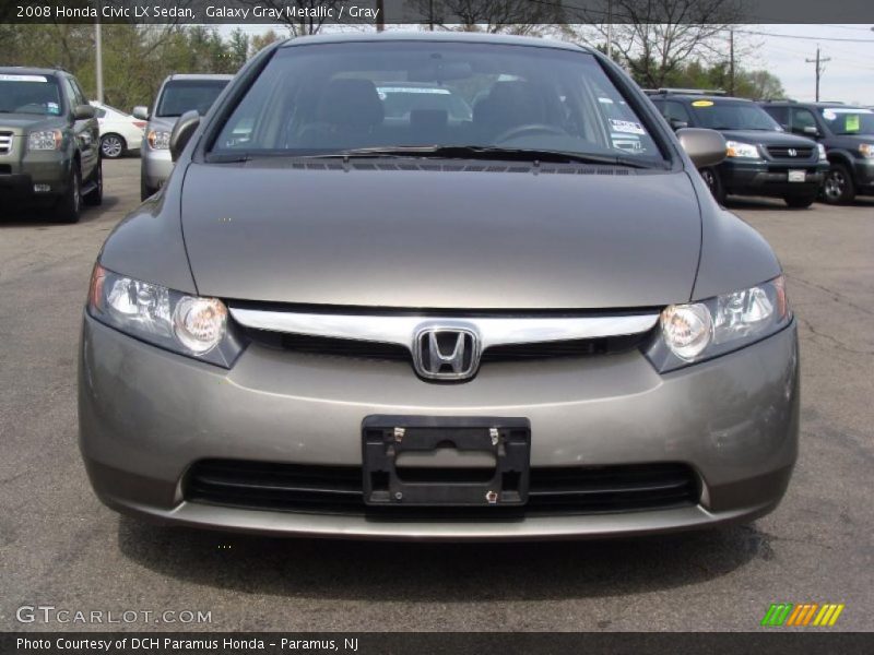 Galaxy Gray Metallic / Gray 2008 Honda Civic LX Sedan
