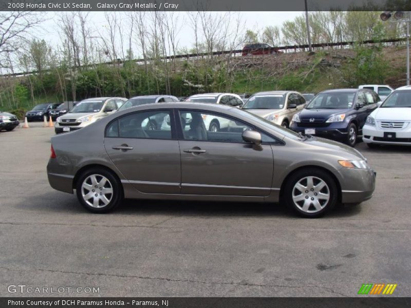 Galaxy Gray Metallic / Gray 2008 Honda Civic LX Sedan