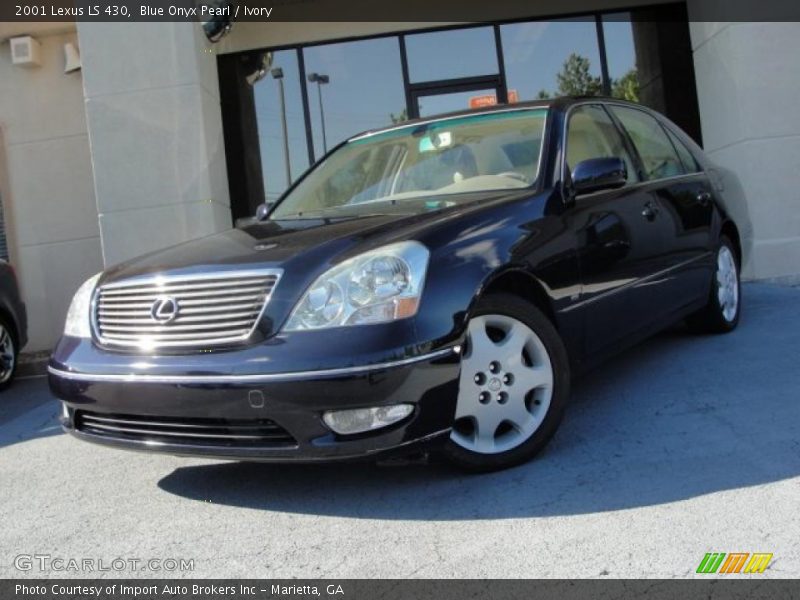 Blue Onyx Pearl / Ivory 2001 Lexus LS 430