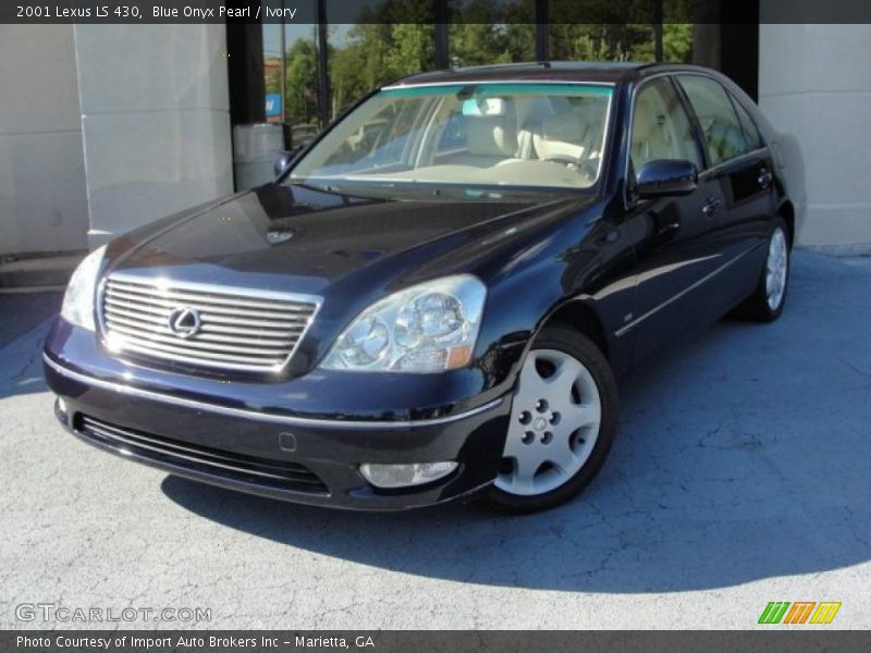 Blue Onyx Pearl / Ivory 2001 Lexus LS 430
