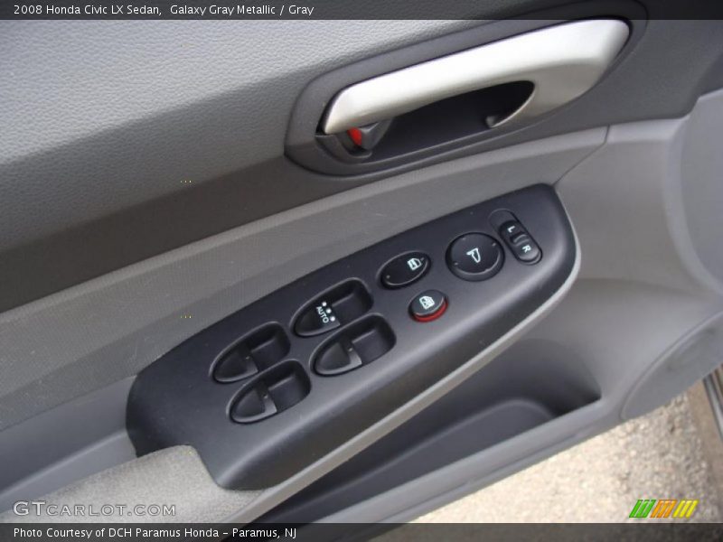Galaxy Gray Metallic / Gray 2008 Honda Civic LX Sedan