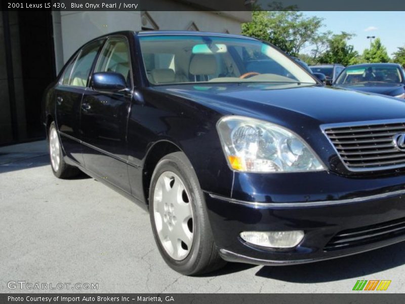 Blue Onyx Pearl / Ivory 2001 Lexus LS 430