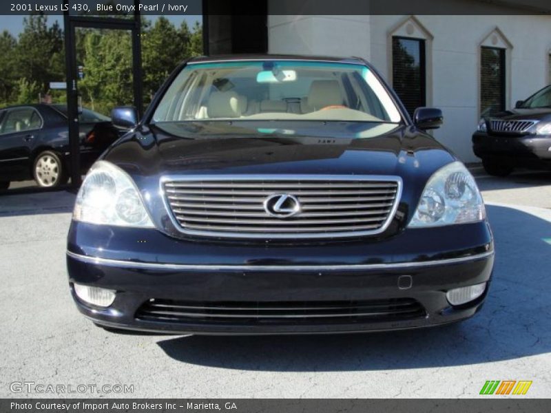 Blue Onyx Pearl / Ivory 2001 Lexus LS 430
