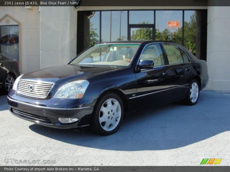 Blue Onyx Pearl / Ivory 2001 Lexus LS 430