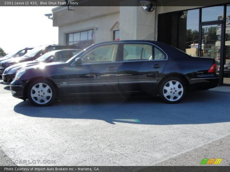 Blue Onyx Pearl / Ivory 2001 Lexus LS 430