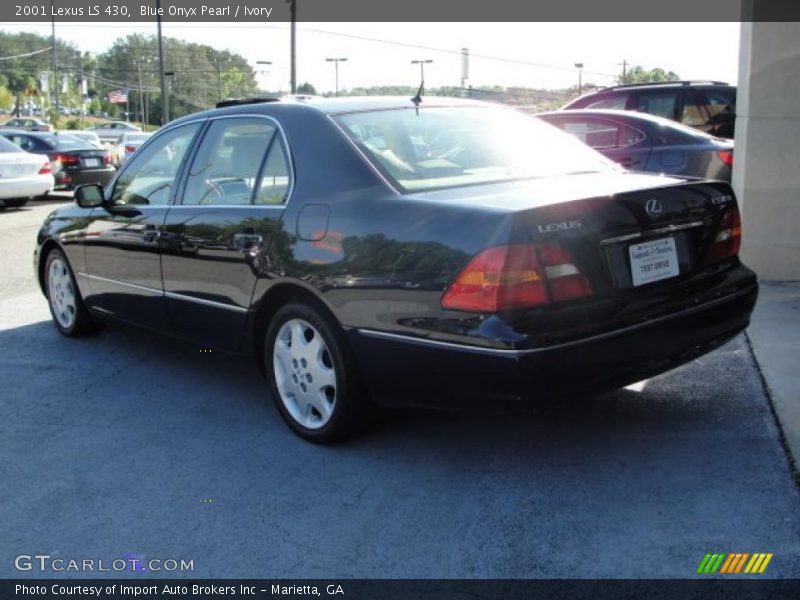 Blue Onyx Pearl / Ivory 2001 Lexus LS 430