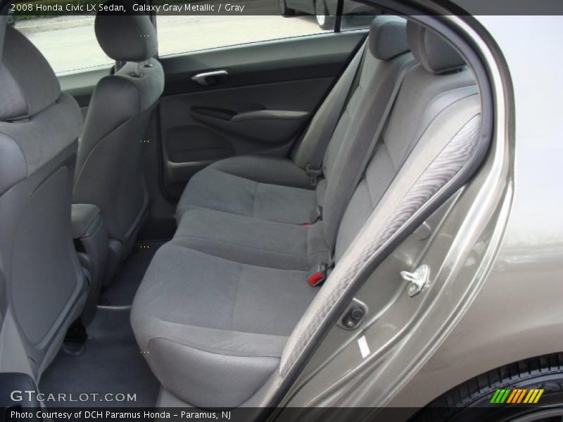 Galaxy Gray Metallic / Gray 2008 Honda Civic LX Sedan