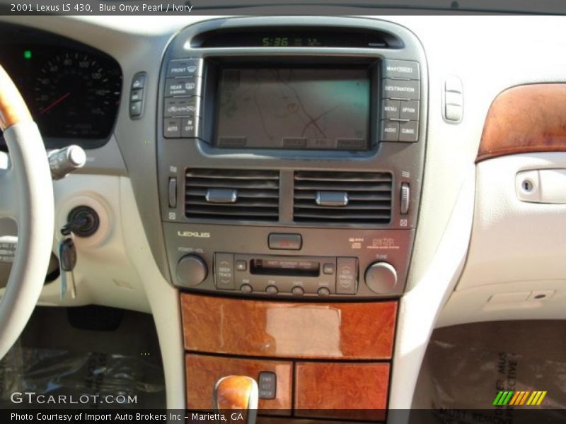 Blue Onyx Pearl / Ivory 2001 Lexus LS 430