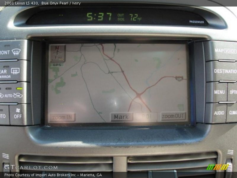 Blue Onyx Pearl / Ivory 2001 Lexus LS 430